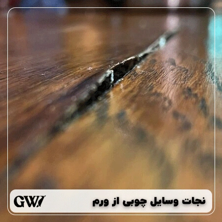 از بین بردن ورم چوب